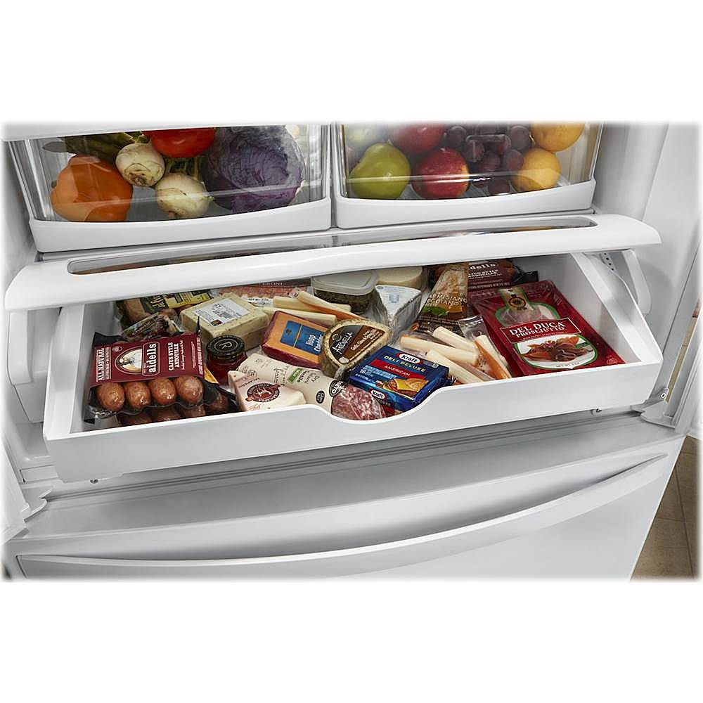 Whirlpool - 20 cu. ft. French Door Refrigerator with Counter Depth Design - White_5