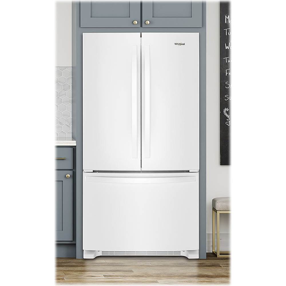 Whirlpool - 20 cu. ft. French Door Refrigerator with Counter Depth Design - White_7