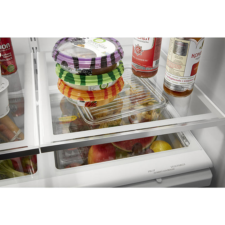 Whirlpool - 20 cu. ft. French Door Refrigerator with Counter Depth Design - Stainless Steel_2