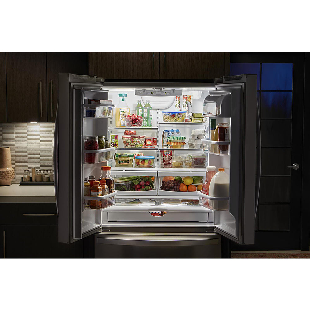 Whirlpool - 20 cu. ft. French Door Refrigerator with Counter Depth Design - Stainless Steel_4