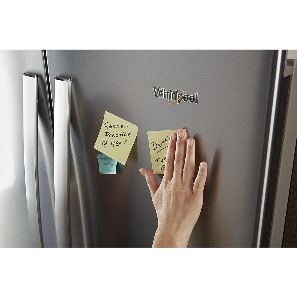 Whirlpool - 20 cu. ft. French Door Refrigerator with Counter Depth Design - Stainless Steel_8