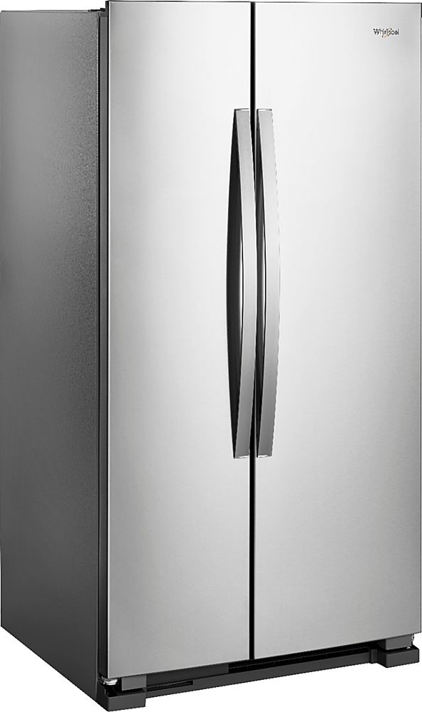 Whirlpool - 21.7 Cu. Ft. Side-by-Side Refrigerator - Monochromatic Stainless Steel_7