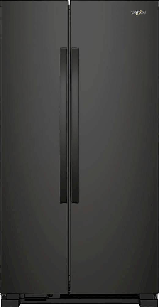Whirlpool - 21.7 Cu. Ft. Side-by-Side Refrigerator - Black_0