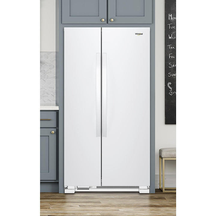 Whirlpool - 21.7 Cu. Ft. Side-by-Side Refrigerator - White_5