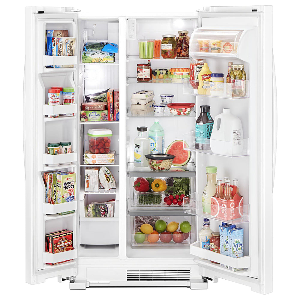 Whirlpool - 21.7 Cu. Ft. Side-by-Side Refrigerator - White_7