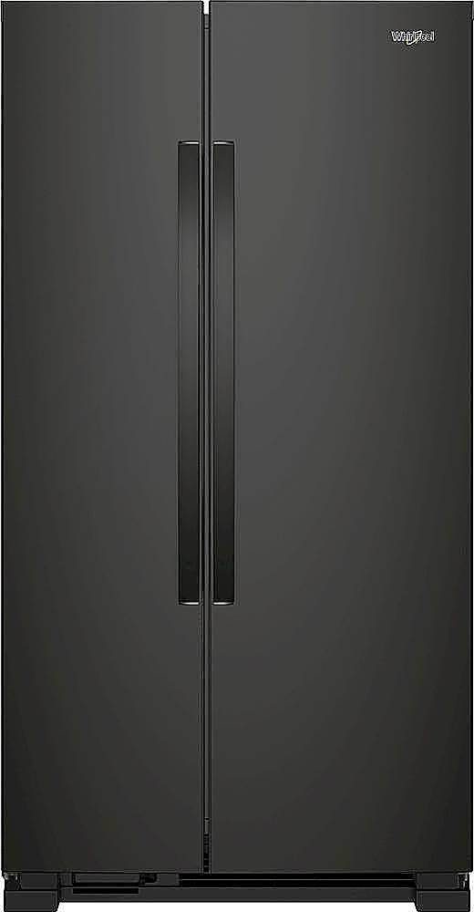 Whirlpool - 25.1 Cu. Ft. Side-by-Side Refrigerator - Black_0