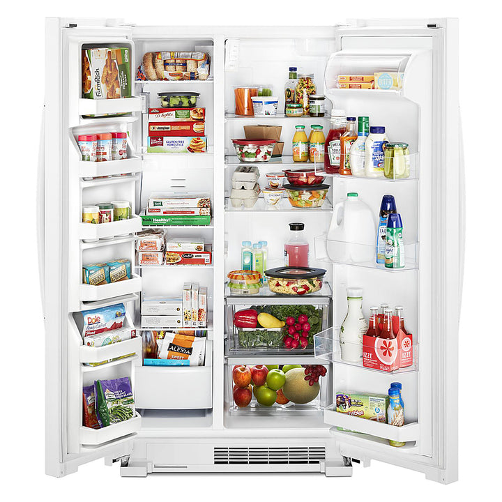 Whirlpool - 25.1 Cu. Ft. Side-by-Side Refrigerator - White_9