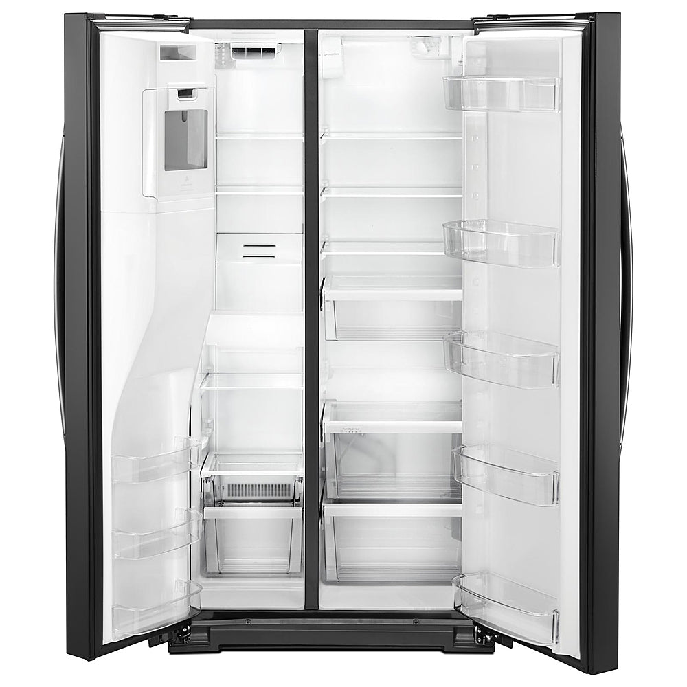 Whirlpool - 20.6 Cu. Ft. Side-by-Side Counter-Depth Refrigerator - Black_8