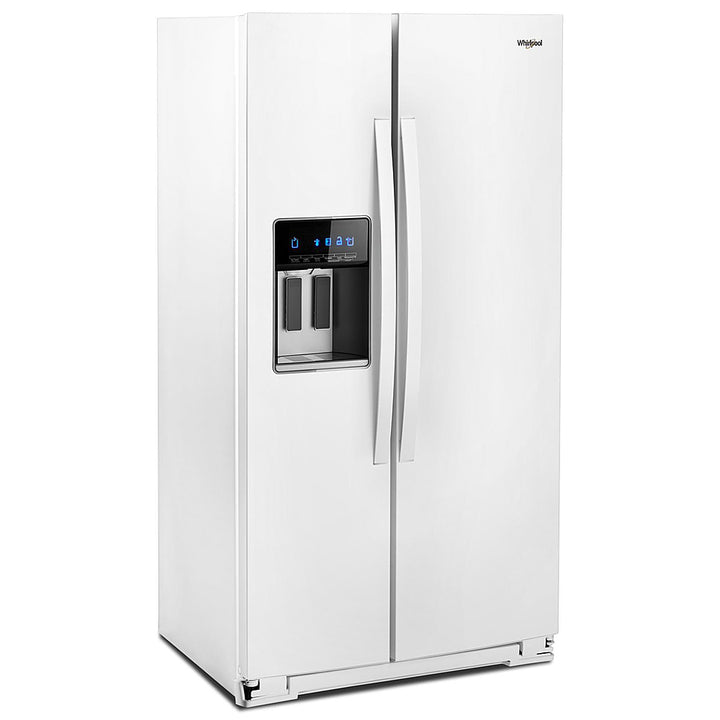 Whirlpool - 20.6 Cu. Ft. Side-by-Side Counter-Depth Refrigerator - White_5