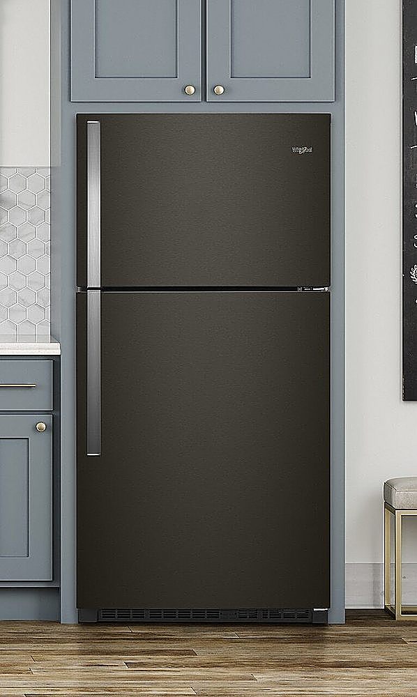 Whirlpool - 21.3 Cu. Ft. Top-Freezer Refrigerator - Black Stainless Steel_9