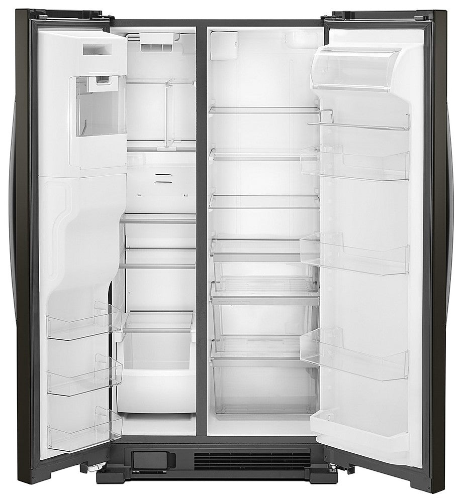 Whirlpool - 24.5 Cu. Ft. Side-by-Side Refrigerator - Black_1