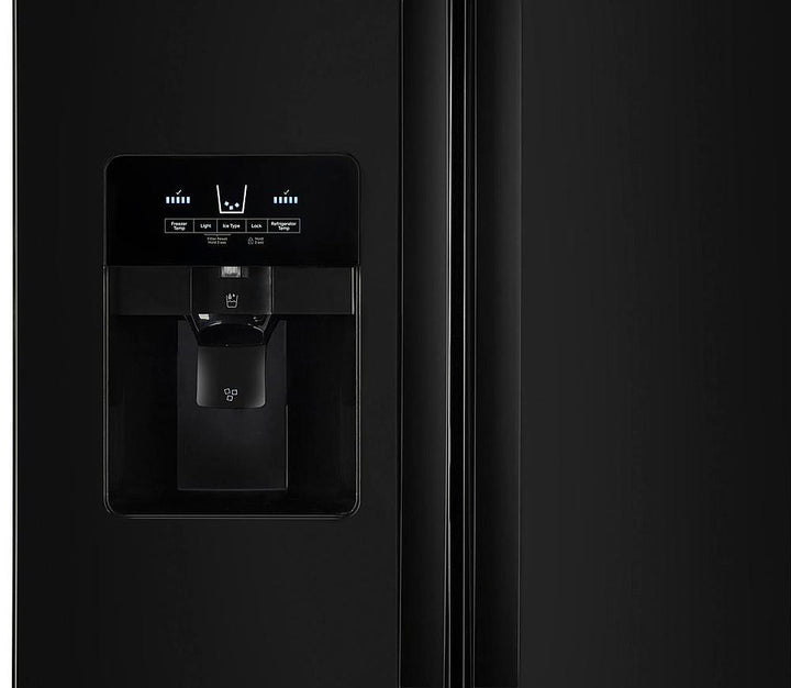 Whirlpool - 24.5 Cu. Ft. Side-by-Side Refrigerator - Black_7