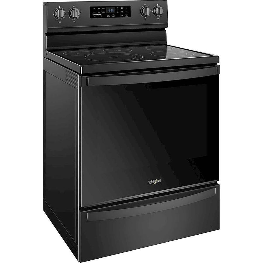 Whirlpool - 6.4 Cu. Ft. Self-Cleaning Freestanding Electric Convection Range - Black_0