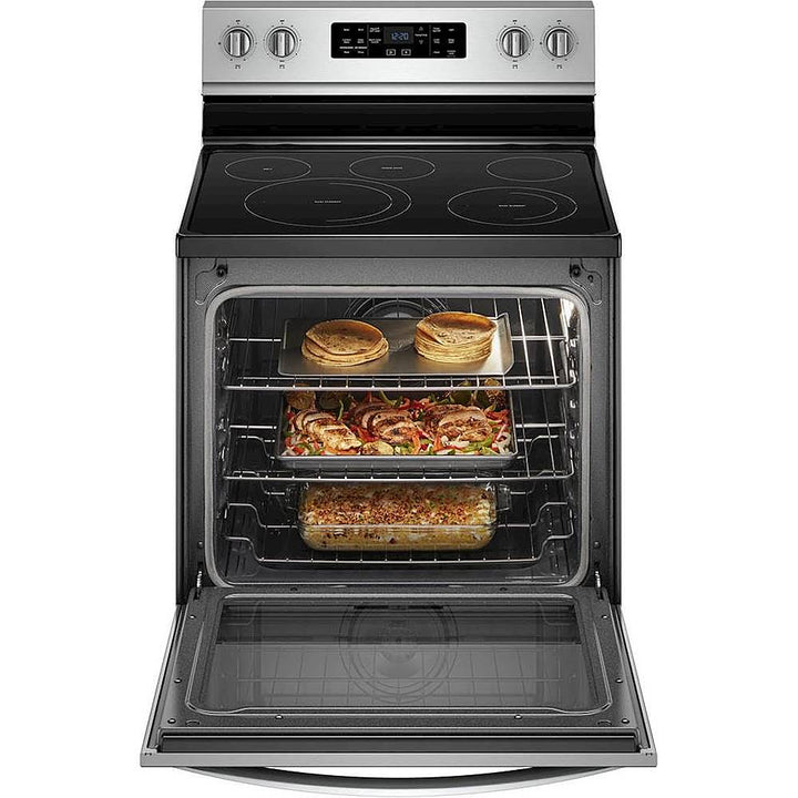 Whirlpool - 6.4 Cu. Ft. Self-Cleaning Freestanding Electric Convection Range - Stainless Steel_3
