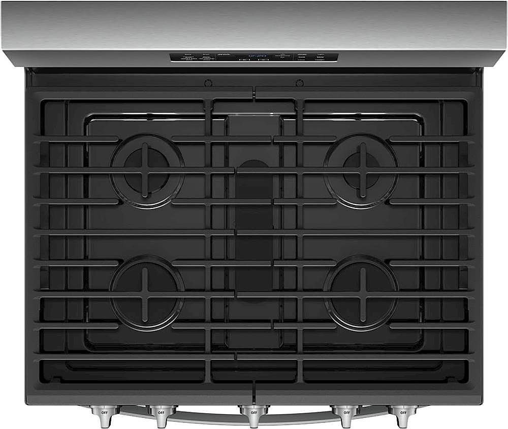 Whirlpool - 5.8 Cu. Ft. Self-Cleaning Freestanding Gas Convection Range - Stainless Steel_3