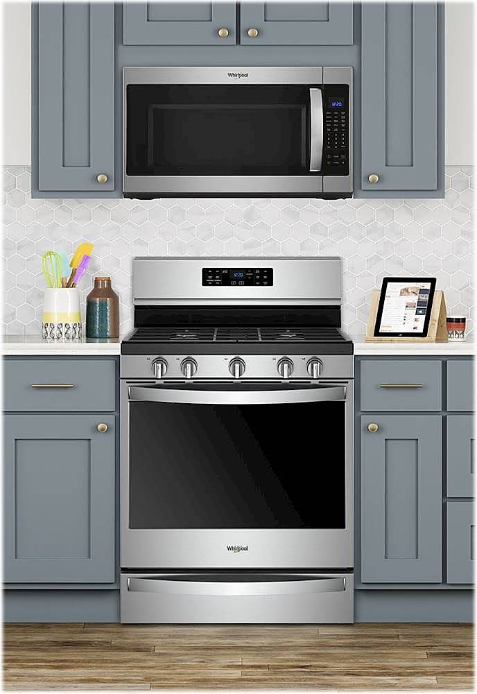 Whirlpool - 5.8 Cu. Ft. Self-Cleaning Freestanding Gas Convection Range - Stainless Steel_11