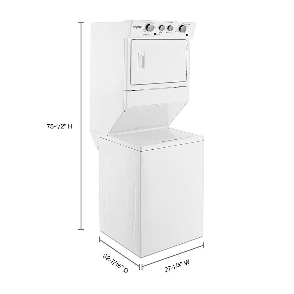 Whirlpool - 3.5 Cu. Ft. Top Load Washer and 5.9 Cu. Ft. Electric Dryer with Dual Action Agitator - White_14