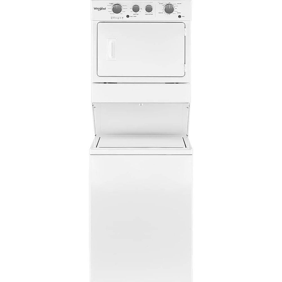 Whirlpool - 3.5 Cu. Ft. Top Load Washer and 5.9 Cu. Ft. Gas Dryer with Dual Action Agitator - White_0