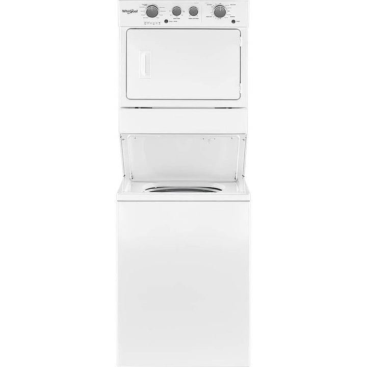 Whirlpool - 3.5 Cu. Ft. Top Load Washer and 5.9 Cu. Ft. Gas Dryer with Dual Action Agitator - White_1