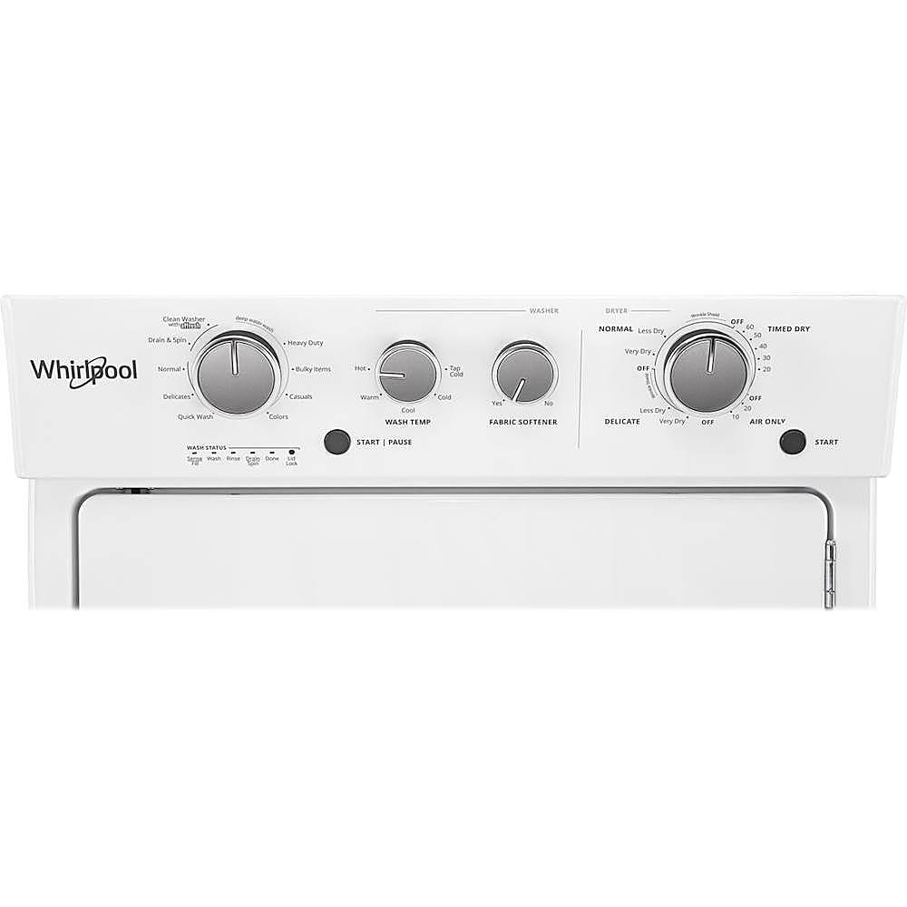 Whirlpool - 3.5 Cu. Ft. Top Load Washer and 5.9 Cu. Ft. Gas Dryer Laundry Center with Dual-Action Agitator - White_3