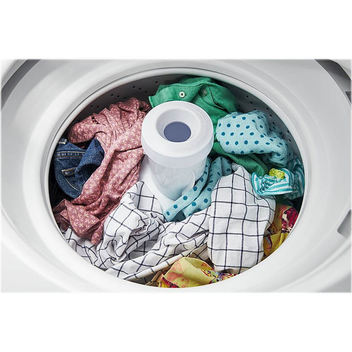 Whirlpool - 3.5 Cu. Ft. Top Load Washer and 5.9 Cu. Ft. Gas Dryer Laundry Center with Dual-Action Agitator - White_6