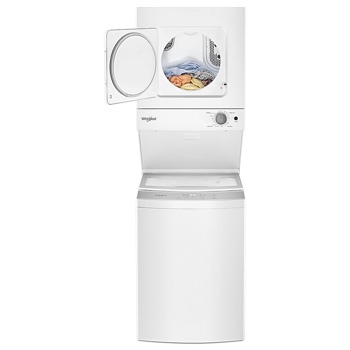 Whirlpool - 1.6 Cu. Ft. Top Load Washer and 3.4 Cu. Ft. Electric Dryer with Smooth Wave Stainless Steel Wash Basket - White_2