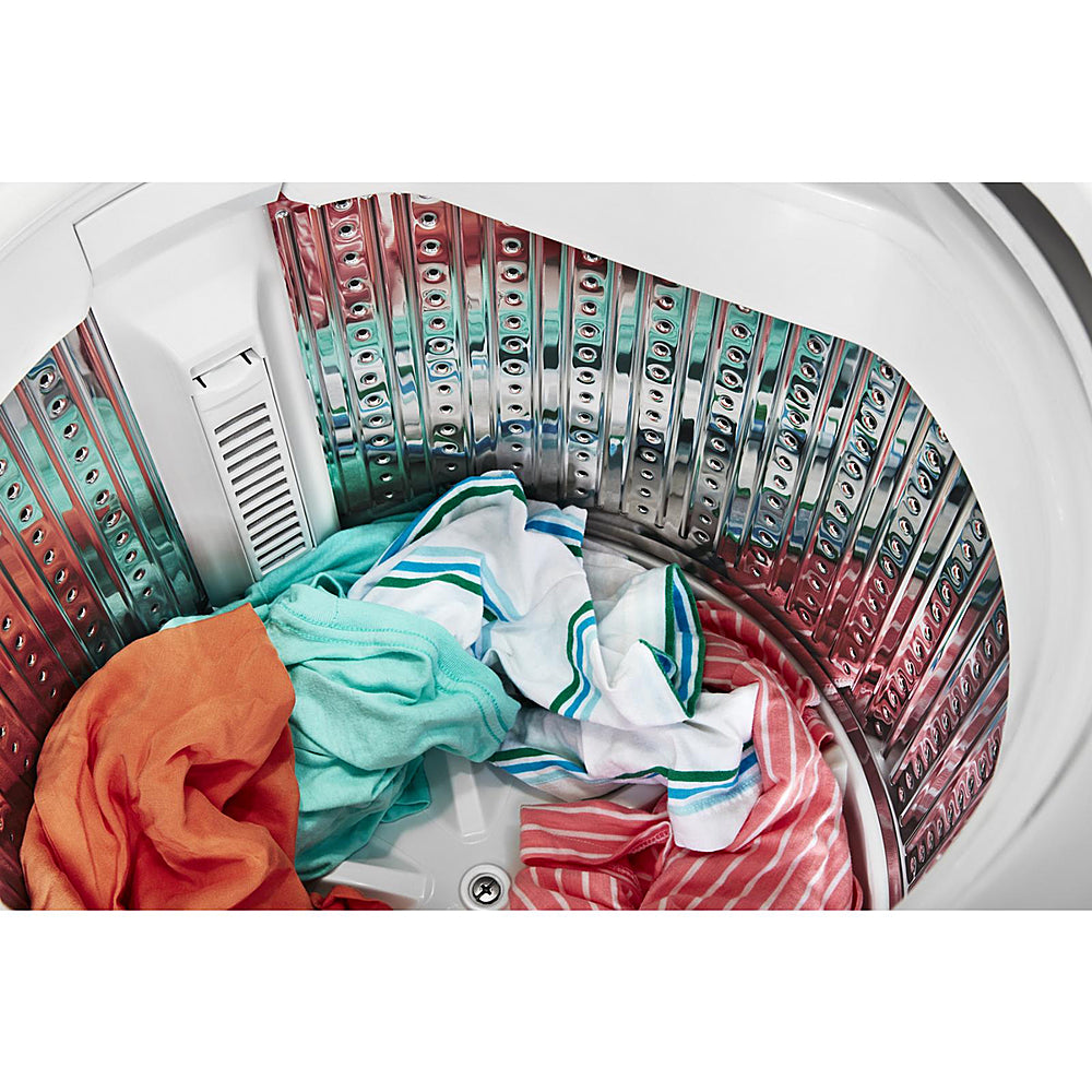 Whirlpool - 1.6 Cu. Ft. Top Load Washer and 3.4 Cu. Ft. Electric Dryer with Smooth Wave Stainless Steel Wash Basket - White_3