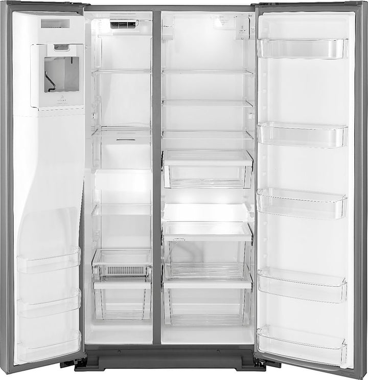 Whirlpool - 20.6 Cu. Ft. Side-by-Side Counter-Depth Refrigerator - Stainless Steel_10