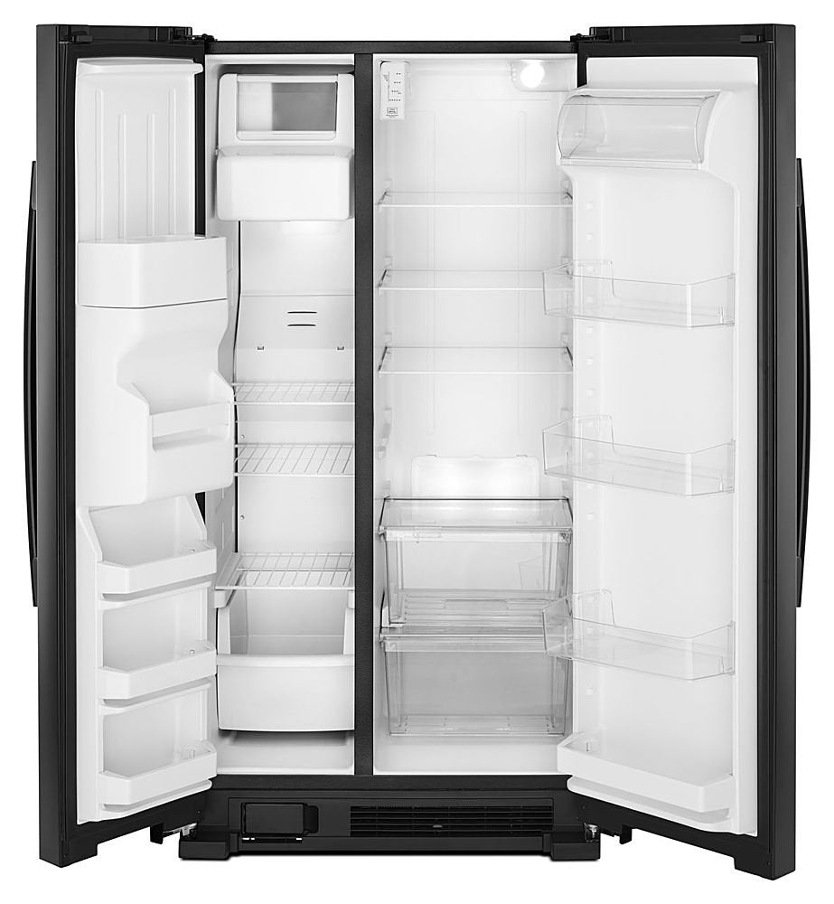 Amana - 21.4 Cu. Ft. Side-by-Side Refrigerator - Black_1