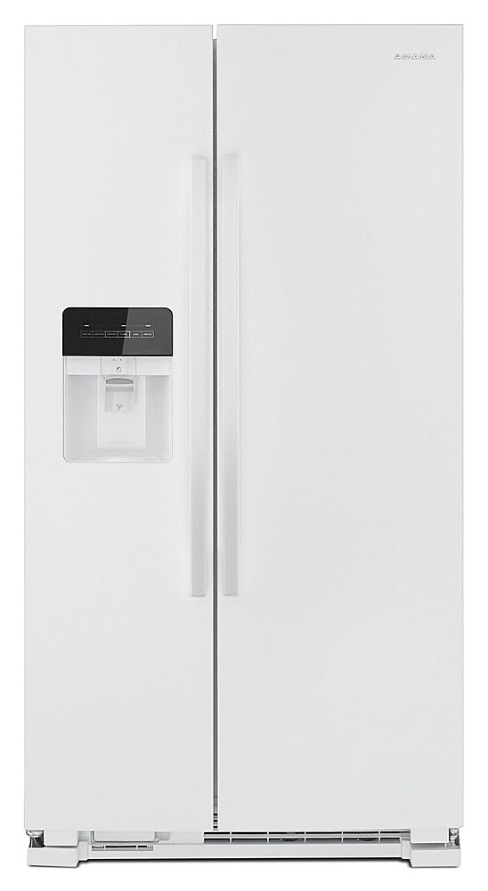 Amana - 21.4 Cu. Ft. Side-by-Side Refrigerator - White_0