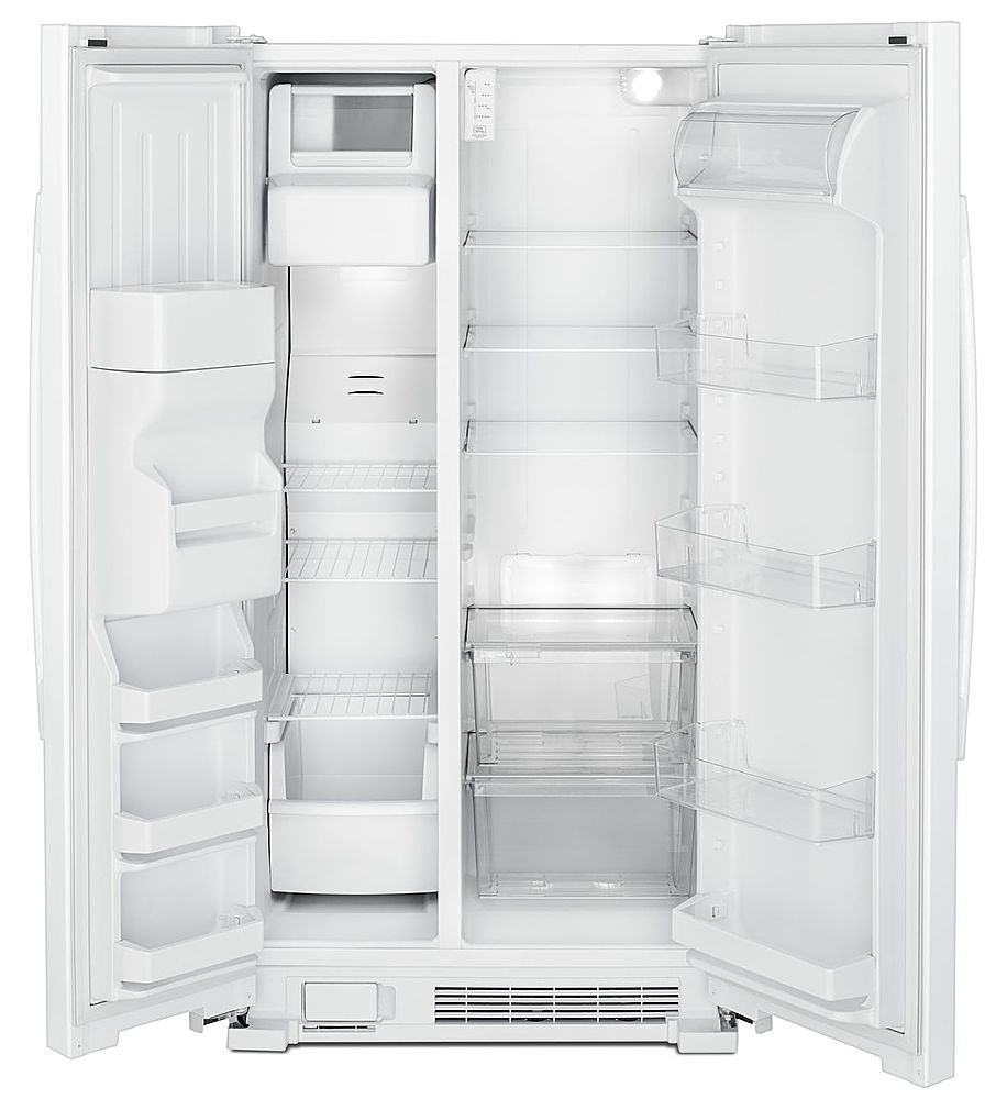 Amana - 21.4 Cu. Ft. Side-by-Side Refrigerator - White_1
