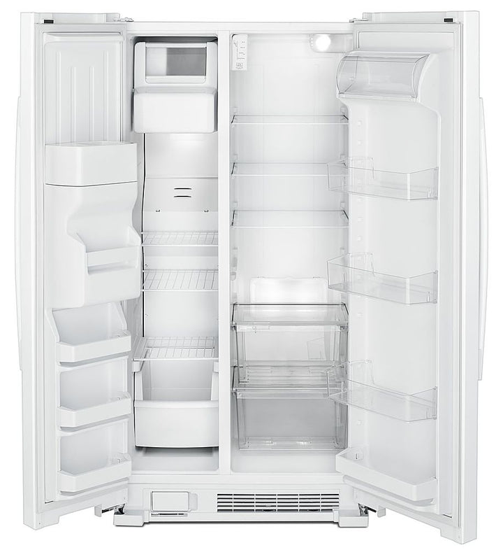 Amana - 21.4 Cu. Ft. Side-by-Side Refrigerator - White_1