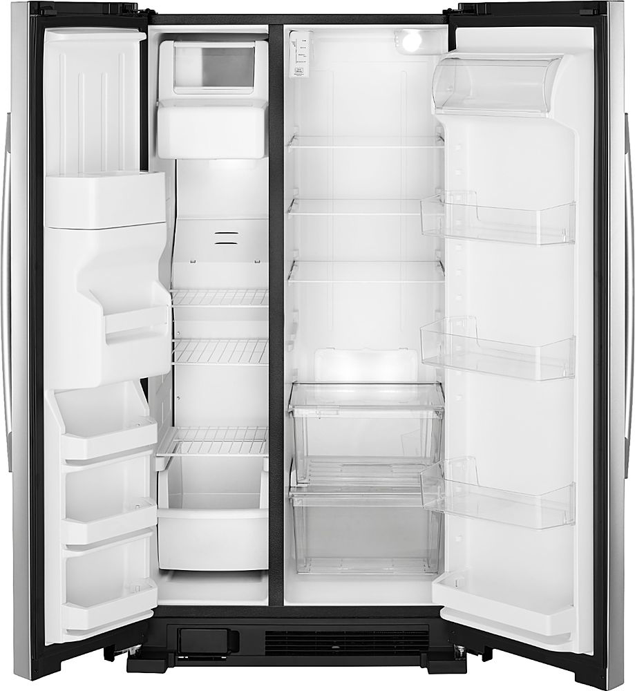 Amana - 24.5 Cu. Ft. Side-by-Side Refrigerator with Water and Ice Dispenser - Stainless Steel_7