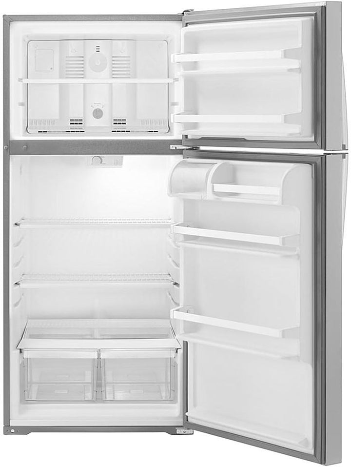 Whirlpool - 14.3 Cu. Ft. Top-Freezer Refrigerator - Monochromatic Stainless Steel_5