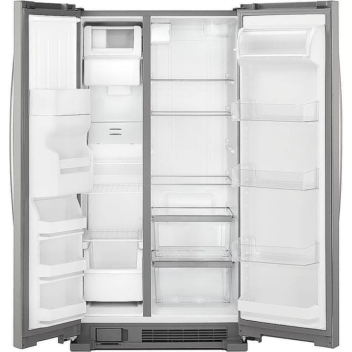 Whirlpool - 24.6 Cu. Ft. Side-by-Side Refrigerator - Monochromatic Stainless Steel_5