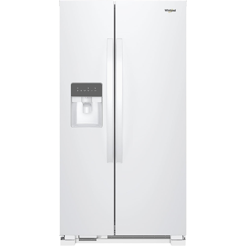 Whirlpool - 24.6 Cu. Ft. Side-by-Side Refrigerator - White_0
