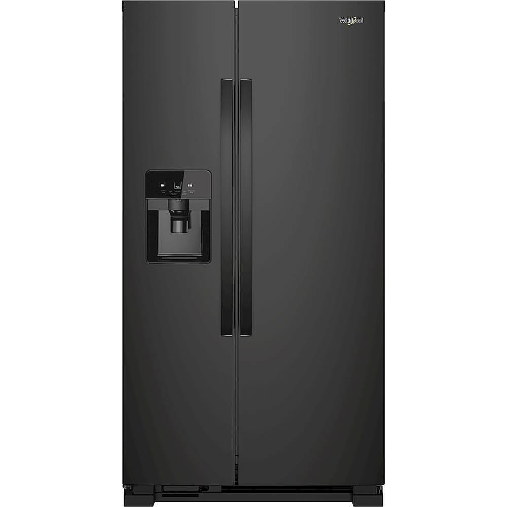 Whirlpool - 21.4 Cu. Ft. Side-by-Side Refrigerator - Black_0