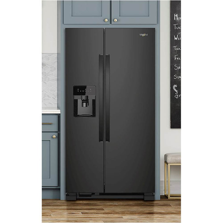 Whirlpool - 21.4 Cu. Ft. Side-by-Side Refrigerator - Black_5