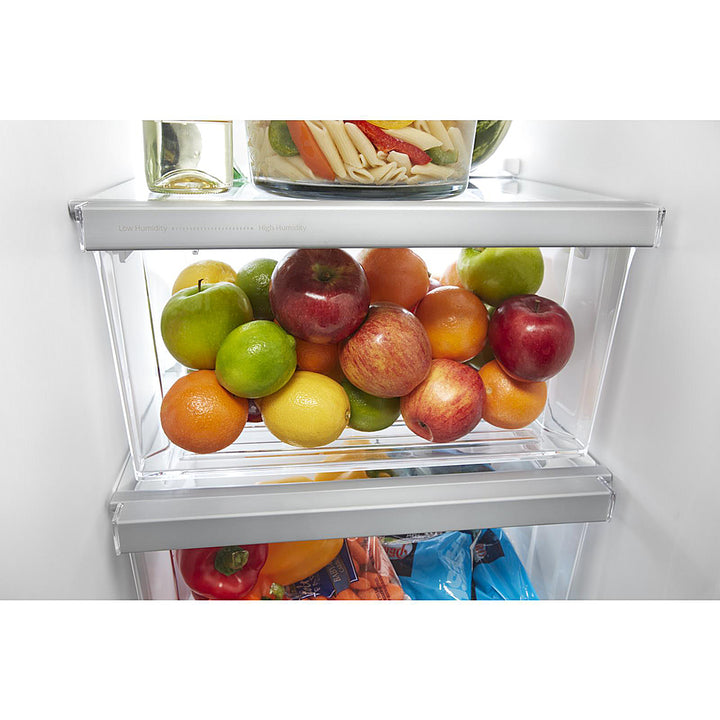 Whirlpool - 21.4 Cu. Ft. Side-by-Side Refrigerator - Monochromatic Stainless Steel_3