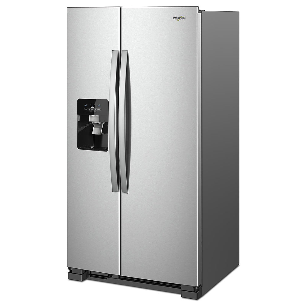 Whirlpool - 21.4 Cu. Ft. Side-by-Side Refrigerator - Monochromatic Stainless Steel_5