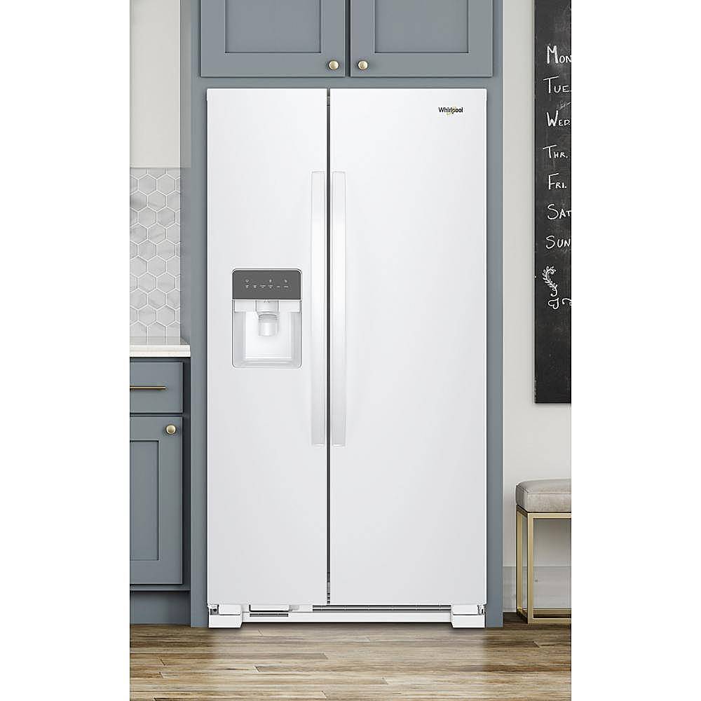 Whirlpool - 21.4 Cu. Ft. Side-by-Side Refrigerator - White_4