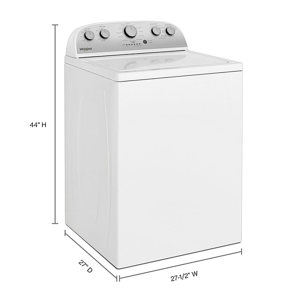 Whirlpool - 3.9 Cu. Ft. Top Load Washer with Water Level Selection - White_1