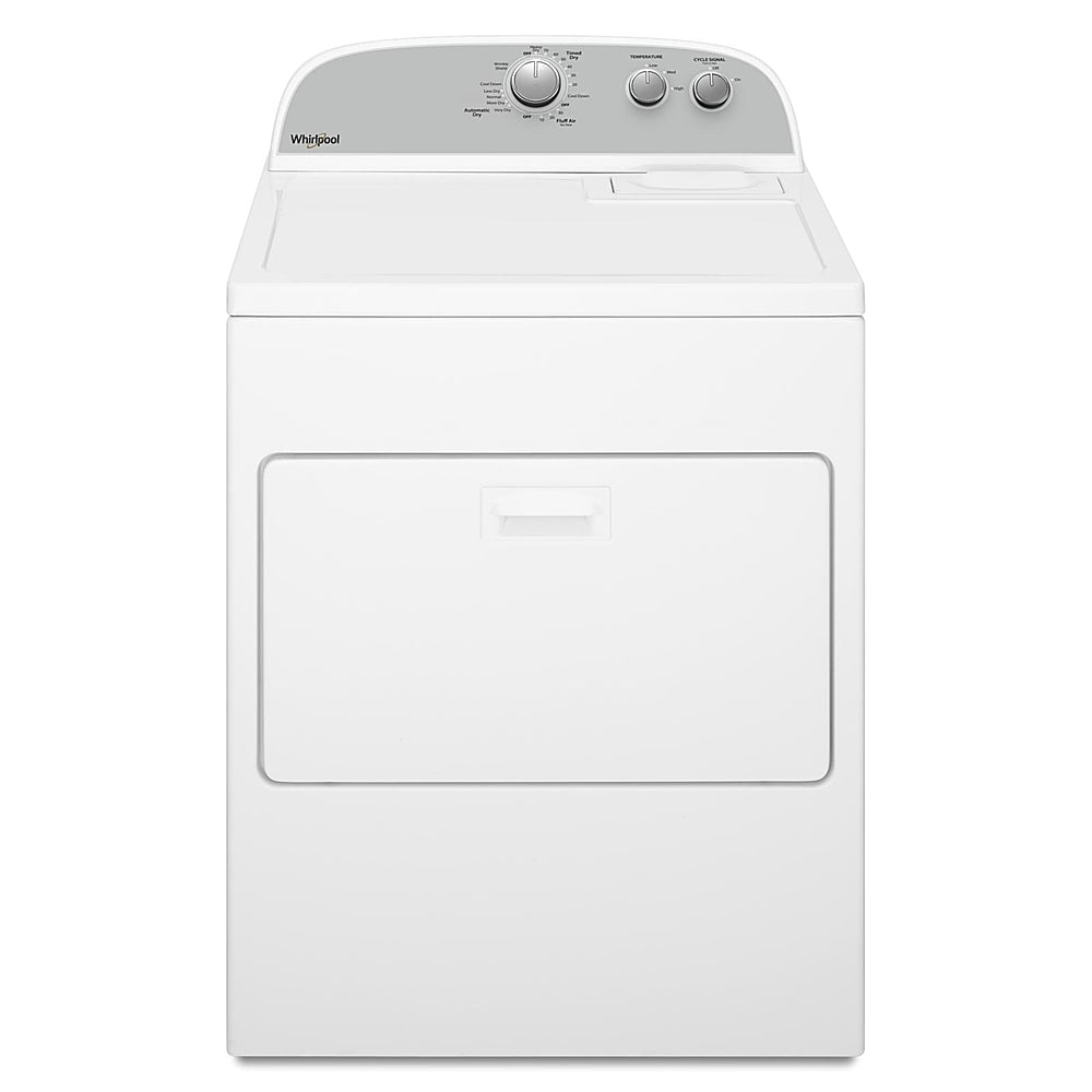 Whirlpool - 7 Cu. Ft. Electric Dryer with AutoDry Drying System - White_0