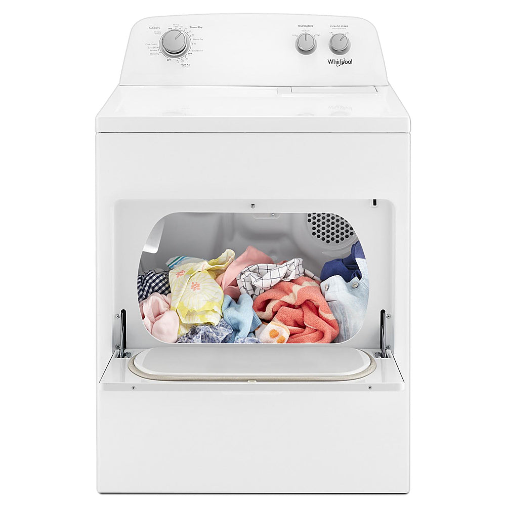 Whirlpool - 7 Cu. Ft. Electric Dryer with AutoDry Drying System - White_18