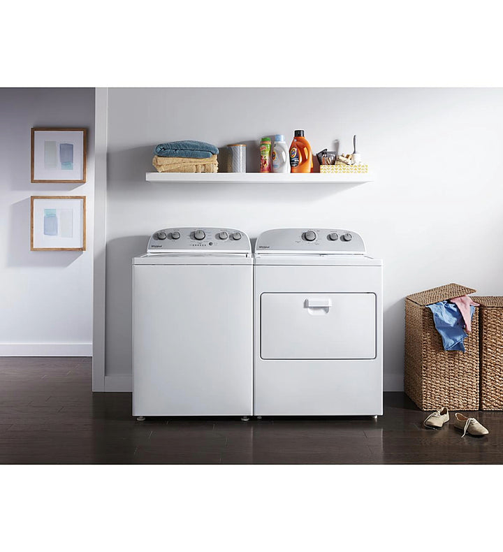 Whirlpool - 7 Cu. Ft. Gas Dryer with AutoDry Drying System - White_7