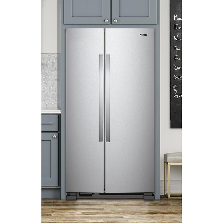 Whirlpool - 25.1 Cu. Ft. Side-by-Side Refrigerator - Stainless Steel_2