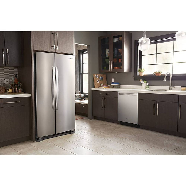 Whirlpool - 25.1 Cu. Ft. Side-by-Side Refrigerator - Stainless Steel_3