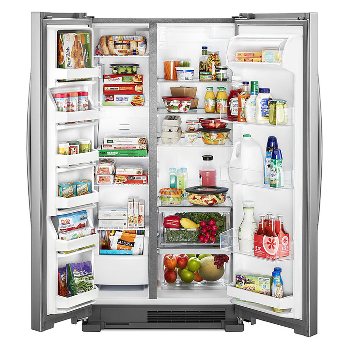 Whirlpool - 25.1 Cu. Ft. Side-by-Side Refrigerator - Stainless Steel_9