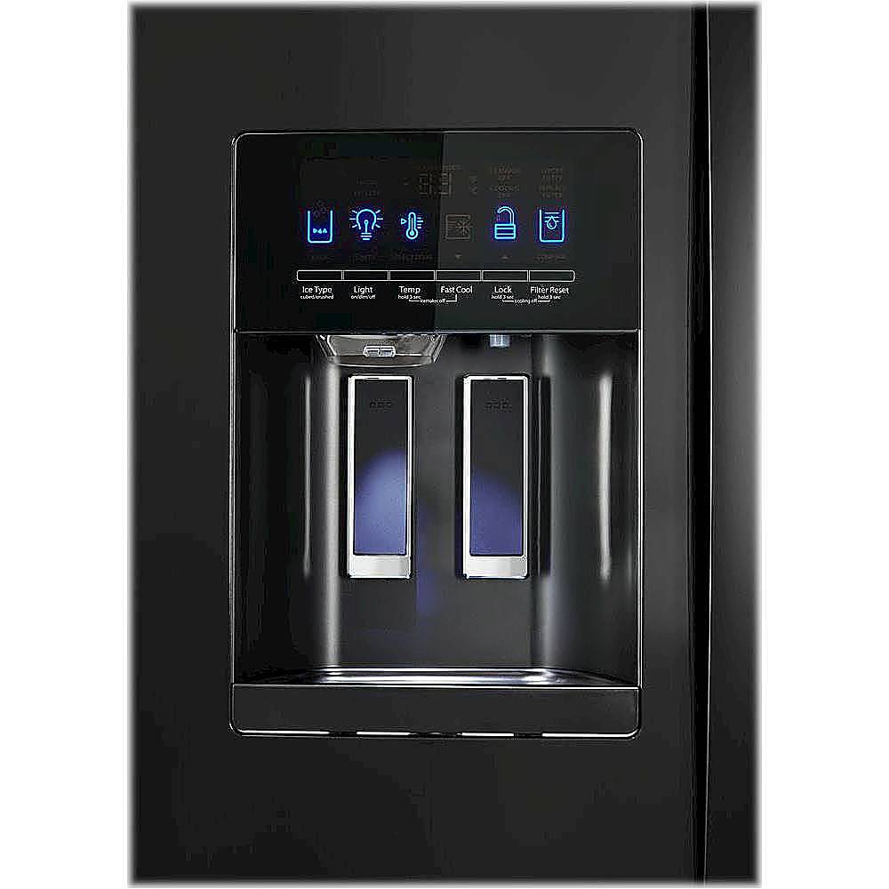 Whirlpool - 25 cu. ft. French Door Refrigerator with External Ice and Water Dispenser - Black_4