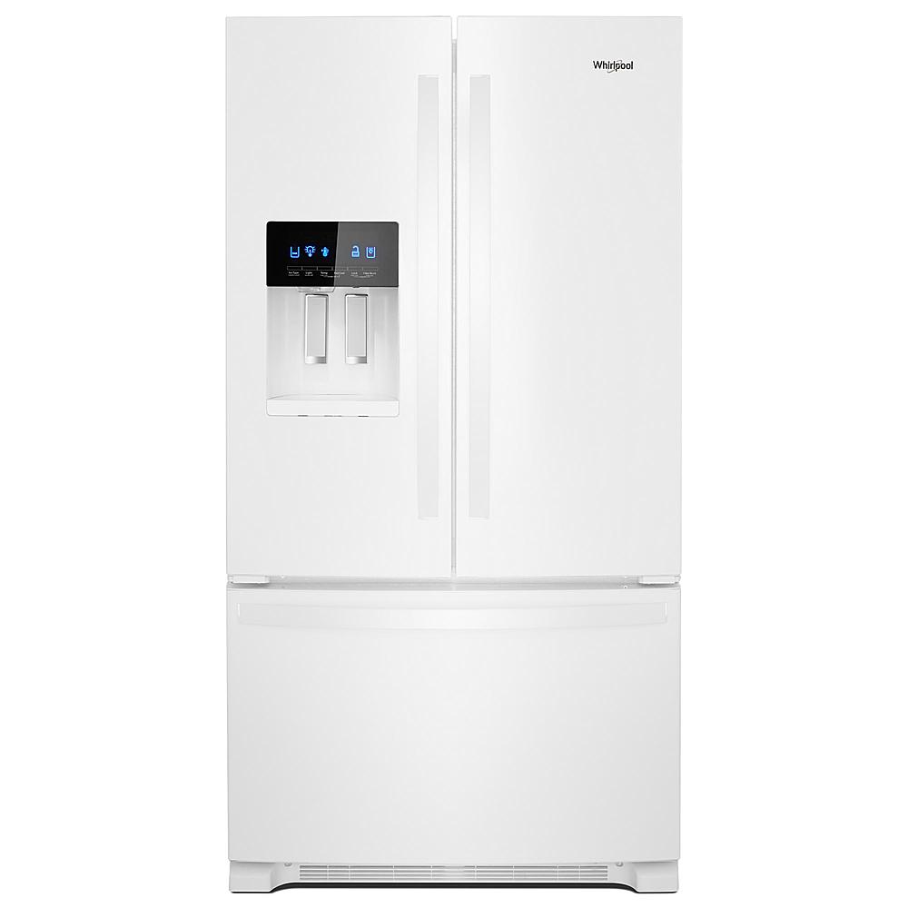 Whirlpool - 25 cu. ft. French Door Refrigerator with External Ice and Water Dispenser - White_0